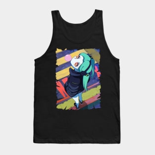 GUN REBECCA FRIEND ANIME MERCHANDISE Tank Top